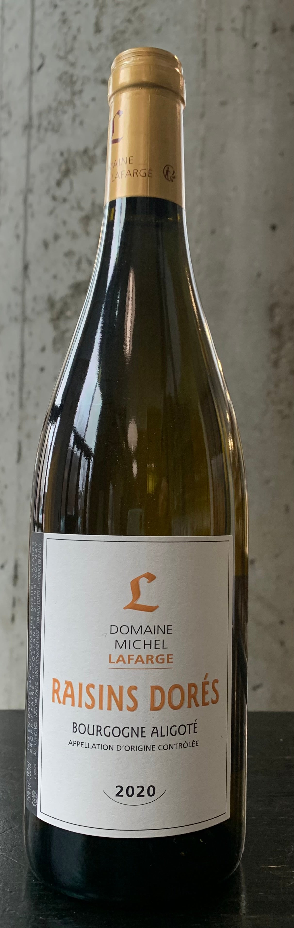 Michel Lafarge Bourgogne Aligoté "Raisins Dorés" '20