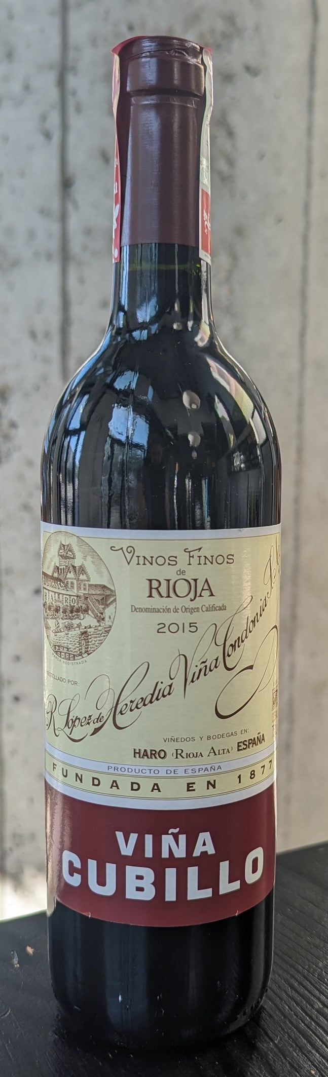 López de Heredia "Viña Cubillo" Rioja Crianza '15