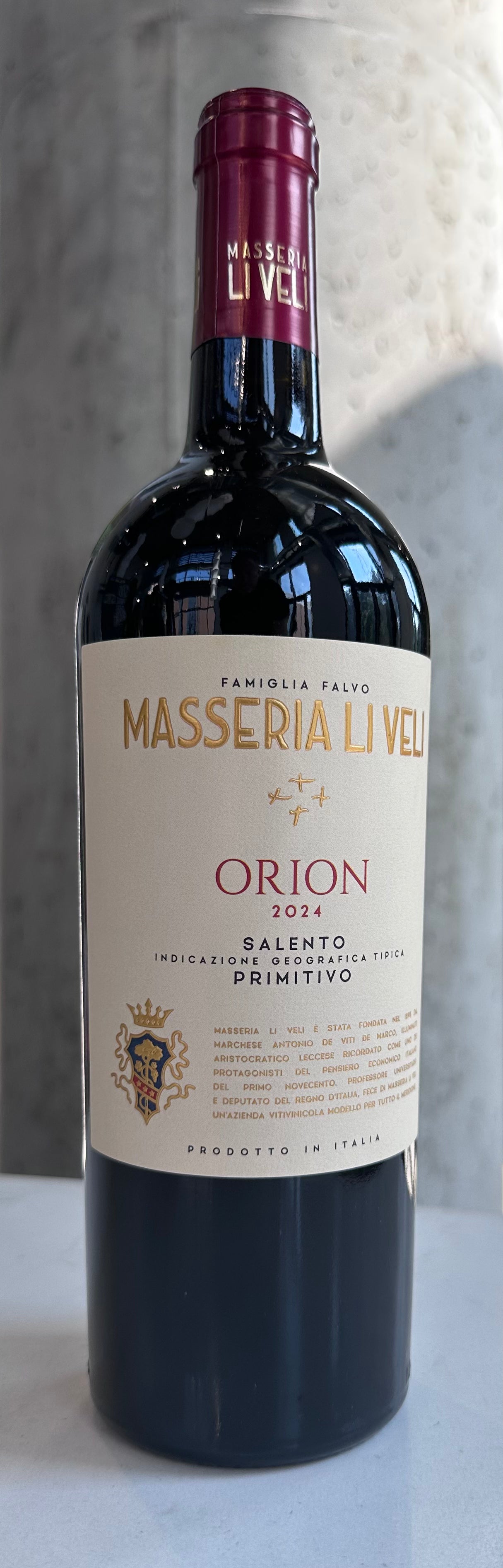Masseria Li Veli "Orion" Primitivo, Salento IGT '24