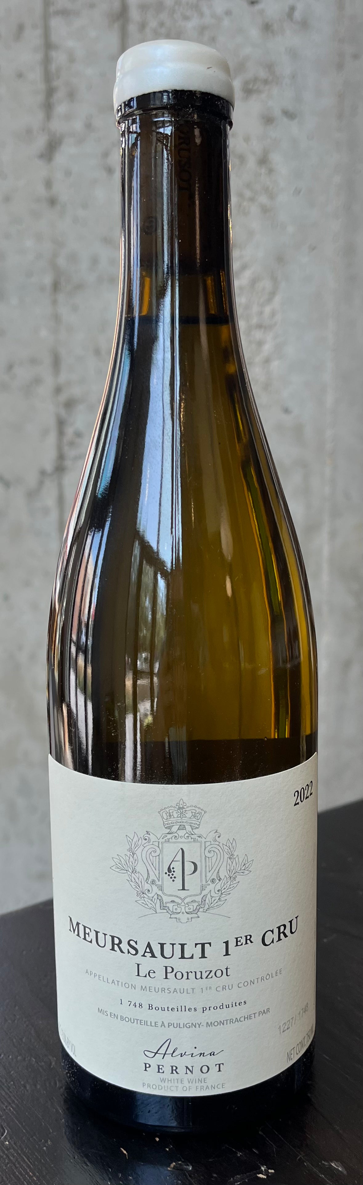 Alvina Pernot Meursault "Le Poruzot" 1er Cru '22
