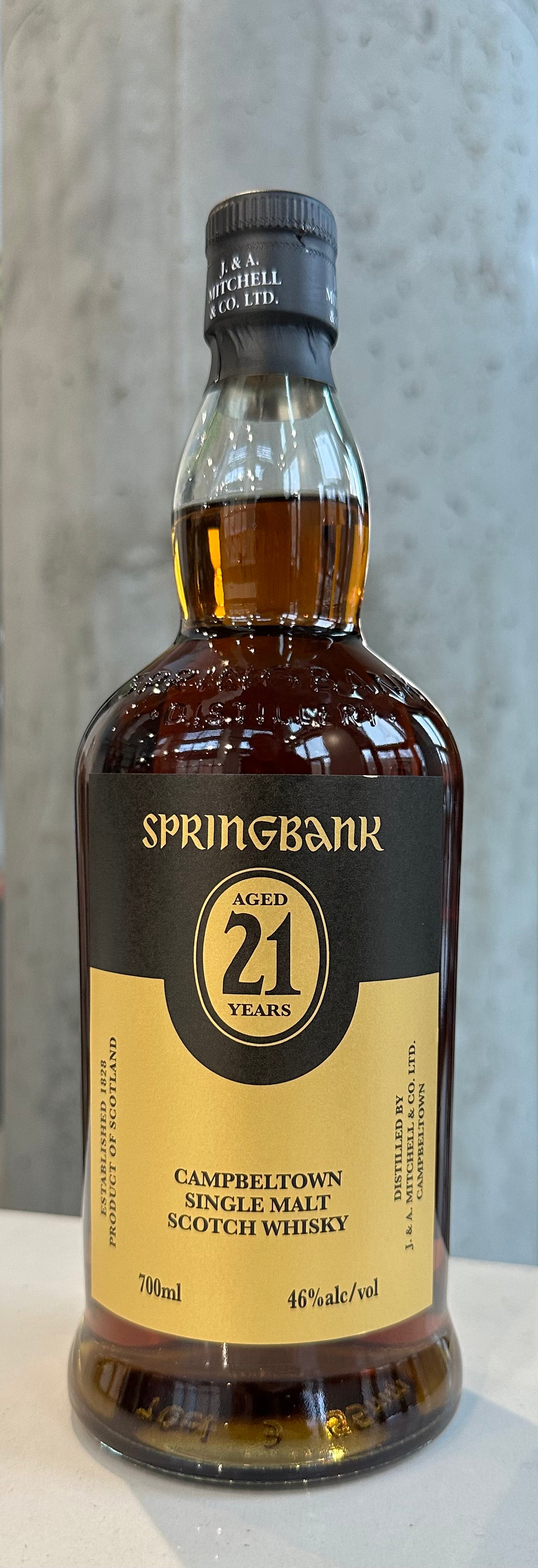 Springbank 21-Year Single Malt Scotch Whisky Campbeltown