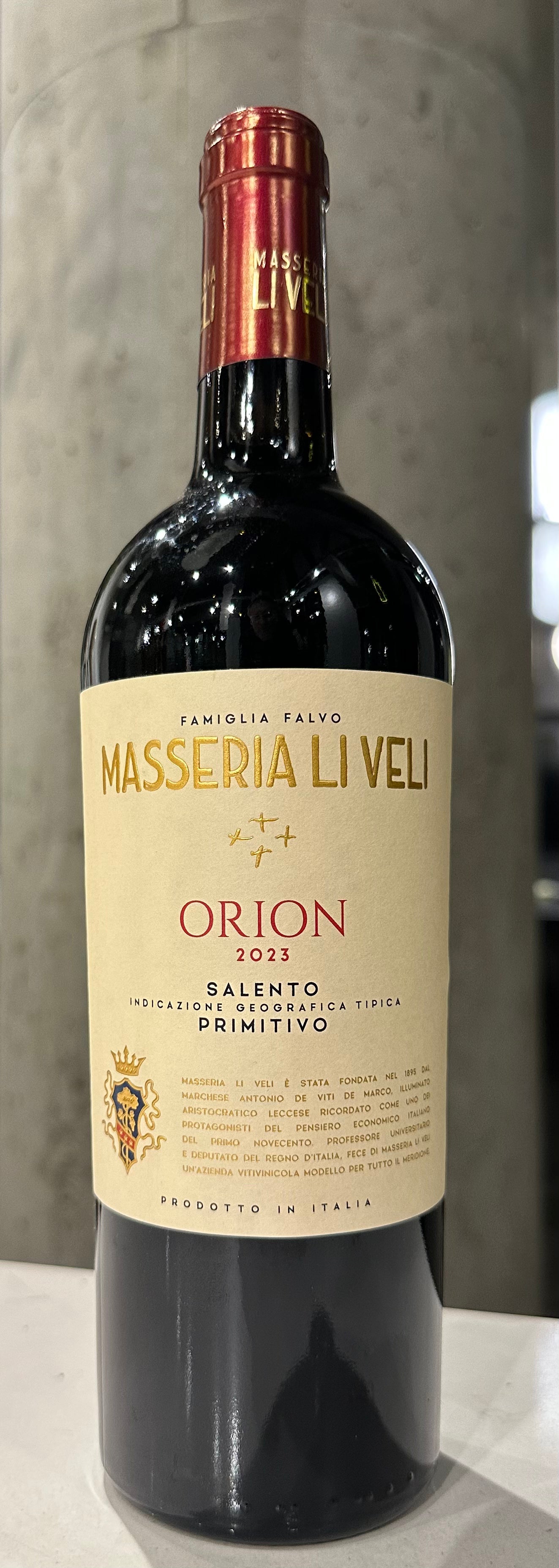 Masseria Li Veli "Orion" Primitivo, Salento IGT '23