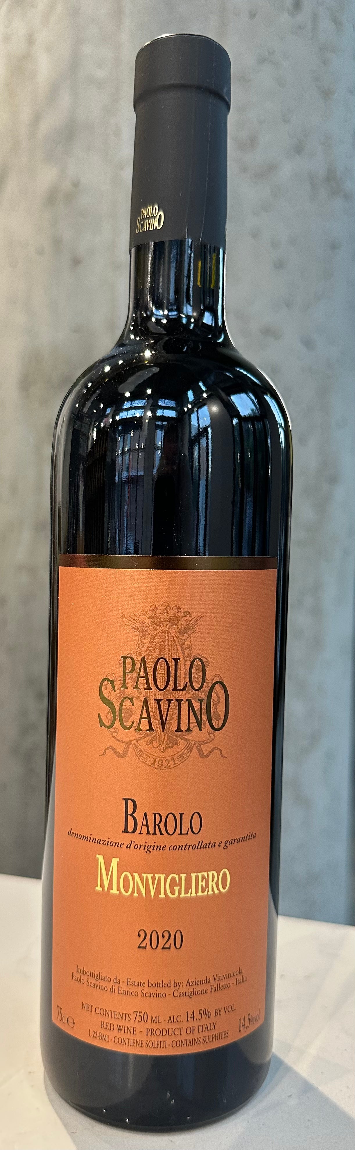 Paolo Scavino Barolo "Monvigliero" '20
