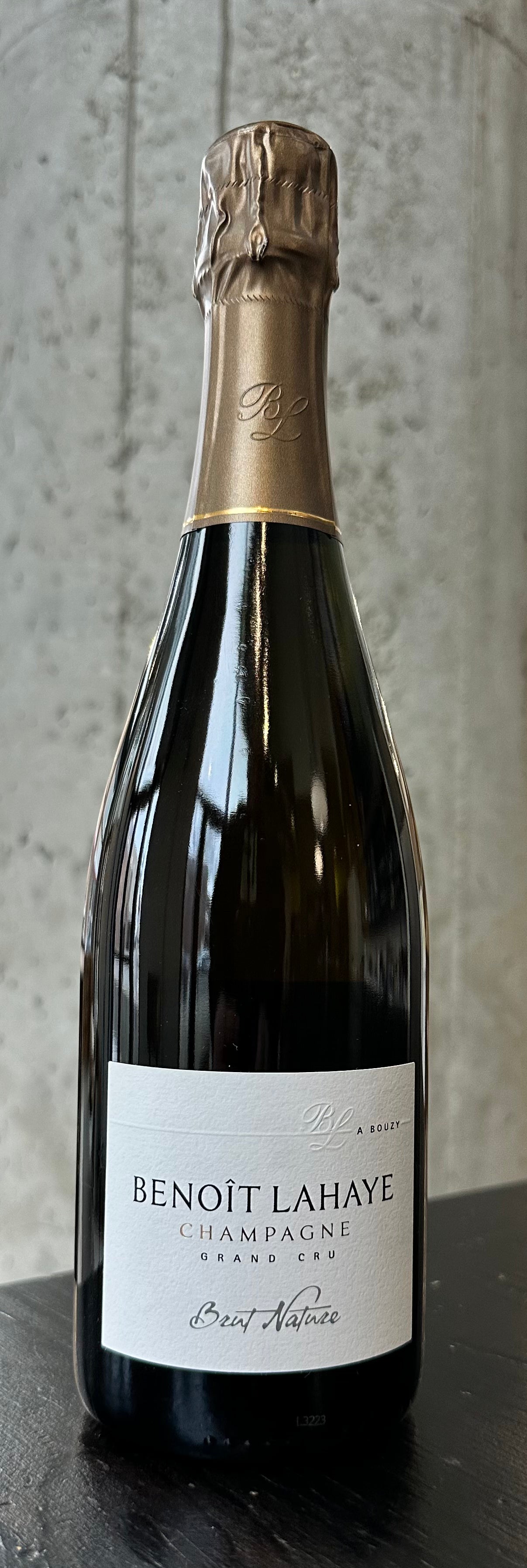 Benoît Lahaye Brut Nature Champagne NV (Disg. 12/24)