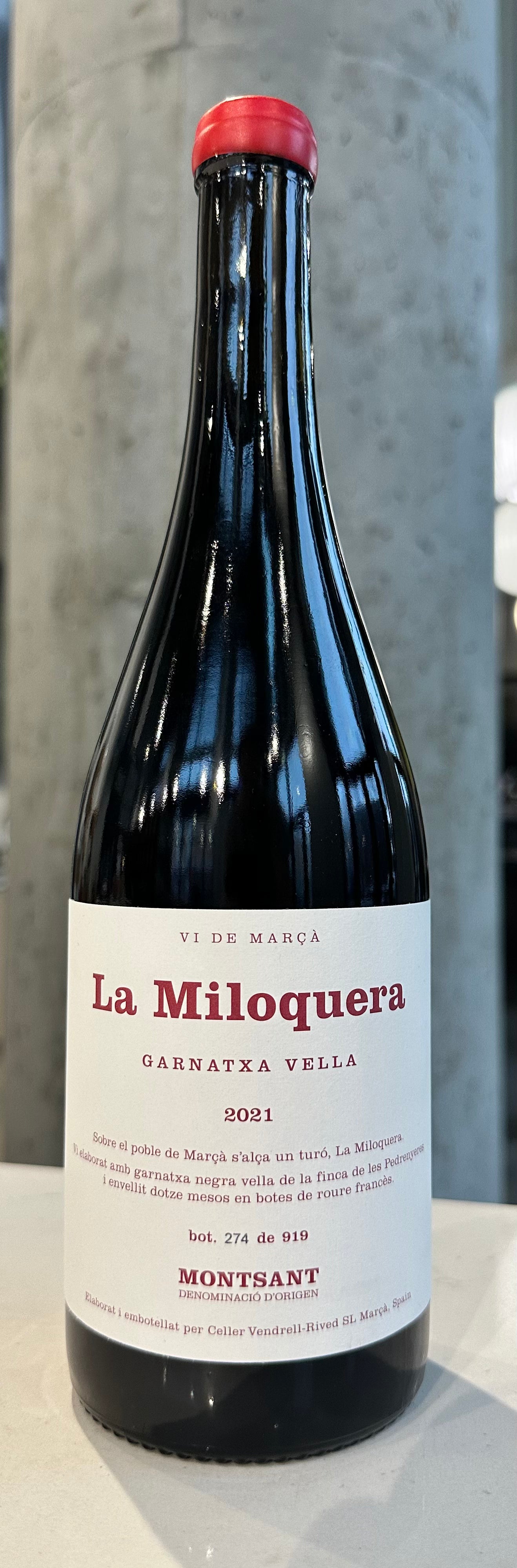 Vendrell Rived "Le Miloquera" Garnatxa '21