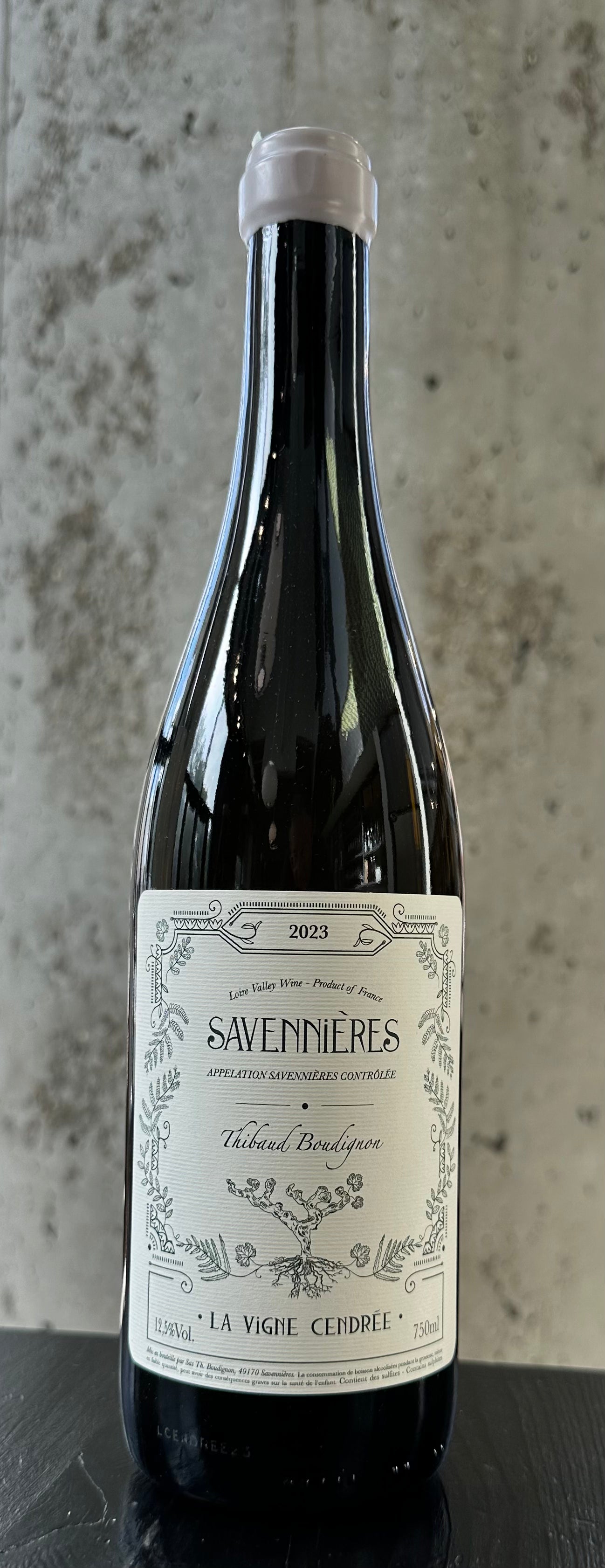 Thibaud Boudignon Savennières "La Vigne Cendrée" '23