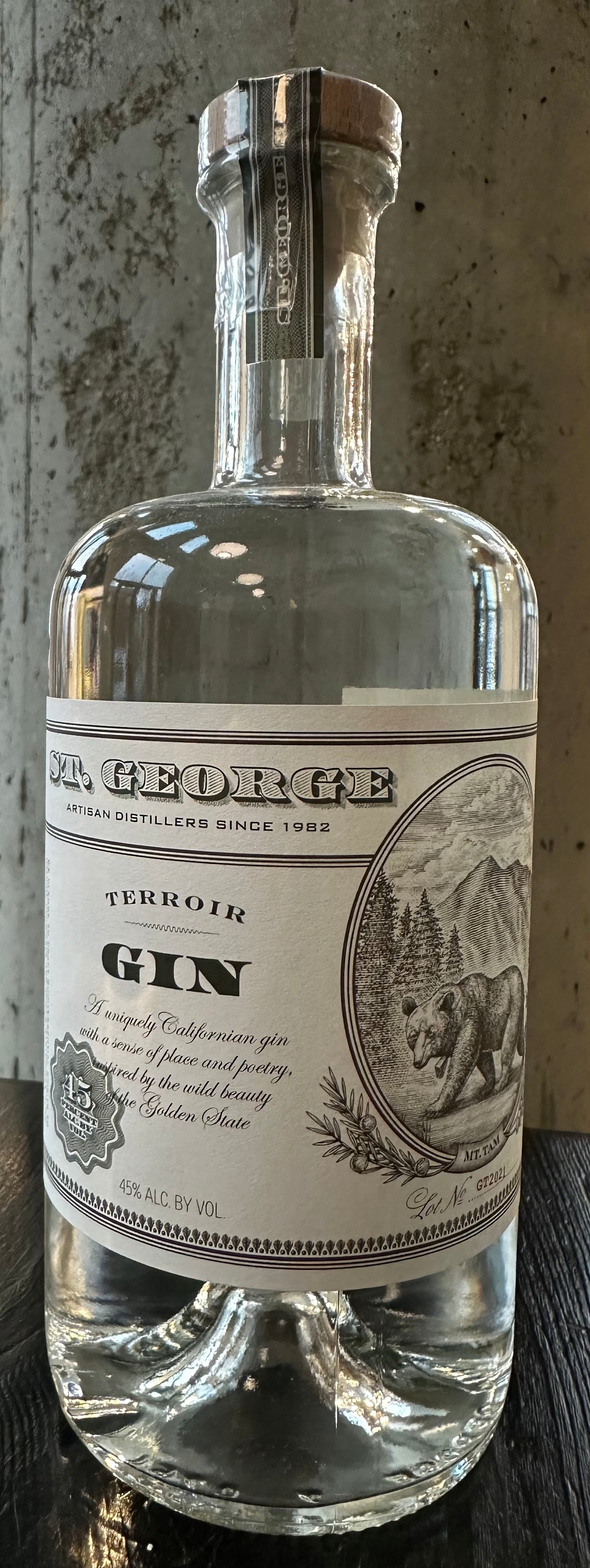 St. George "Terroir" Gin