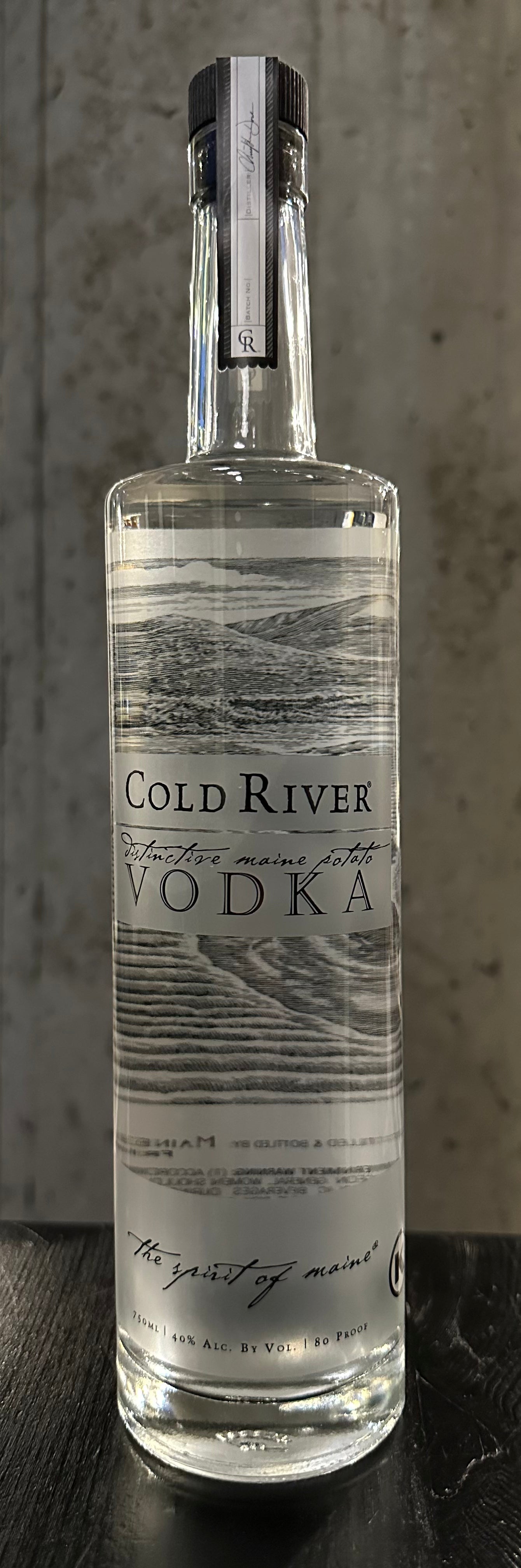 Cold Vodka Cold River Vodka