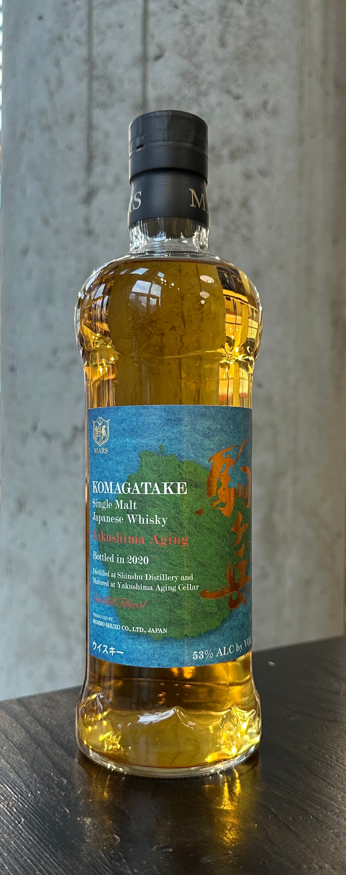 Mars Komagatake "Yakushima Aging" Single Malt Whisky (Bottled in 2020)
