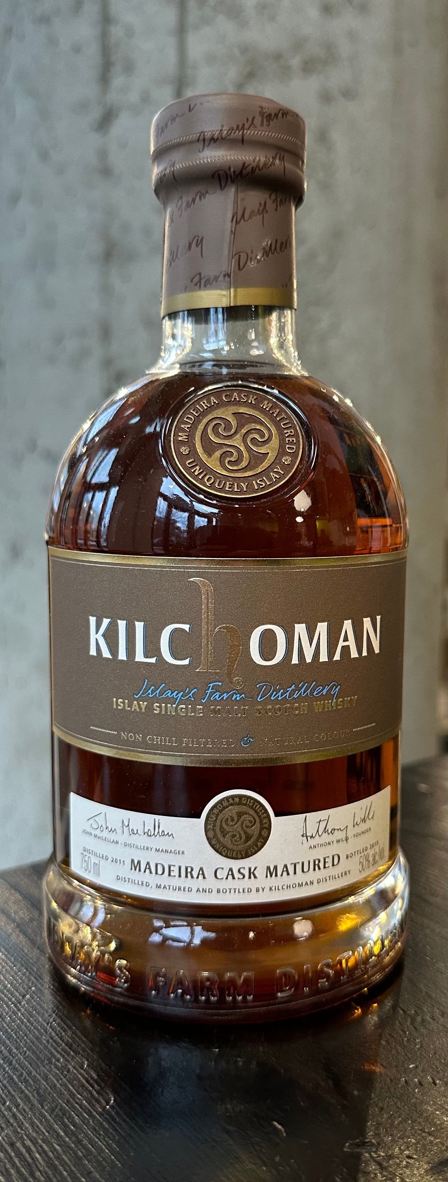 Kilchoman Islay Single Malt Whisky "Madeira Cask"
