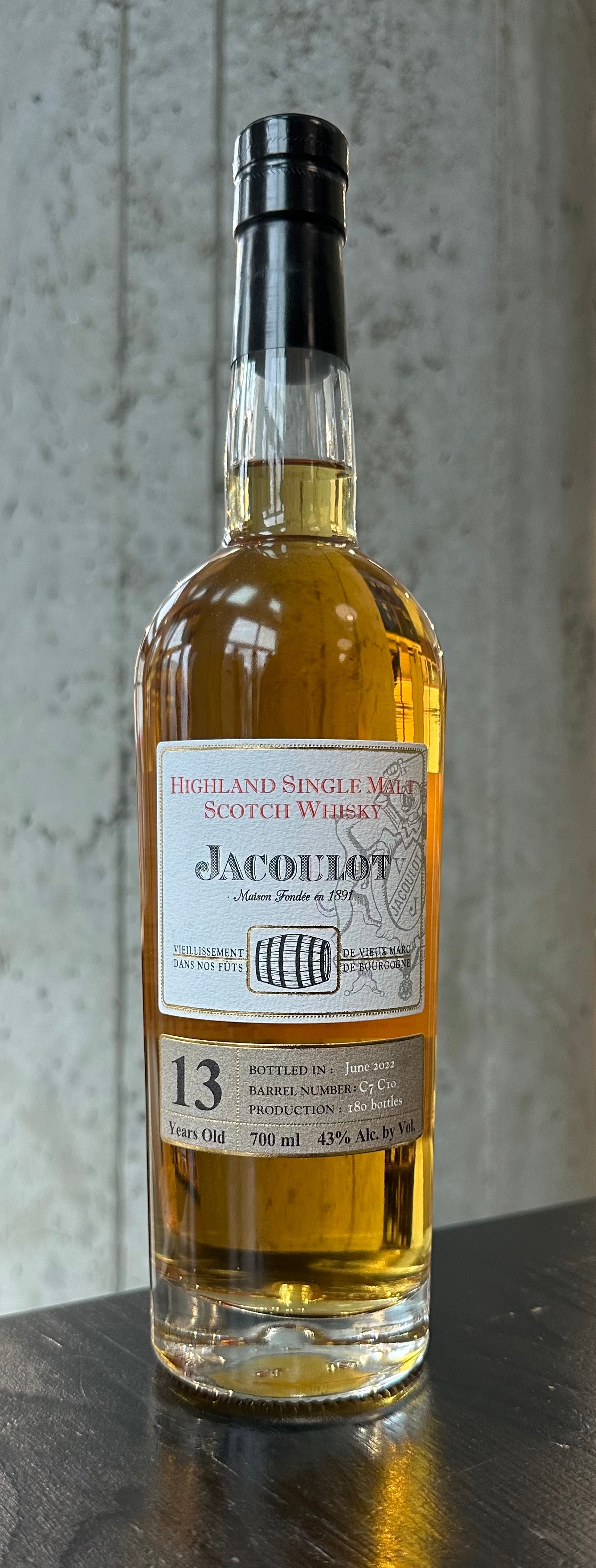 Jacoulot Highland Single Malt Scotch Whisky