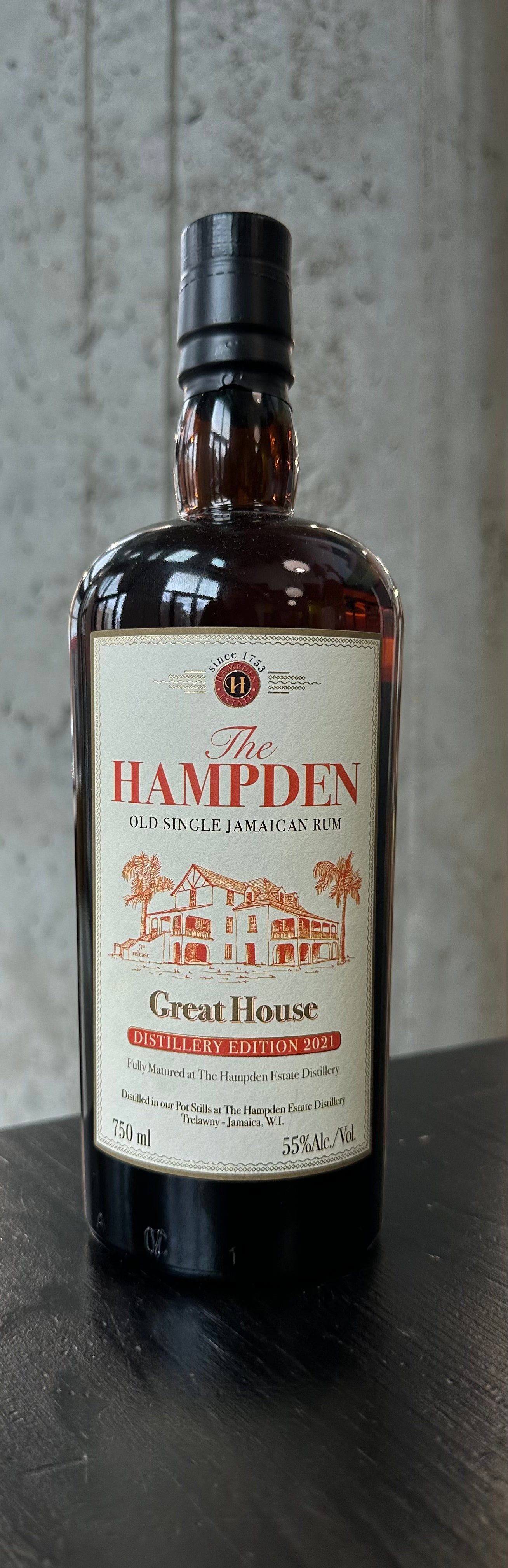 Hampden Old Single Jamaican Rum "Great House" Edition 2021