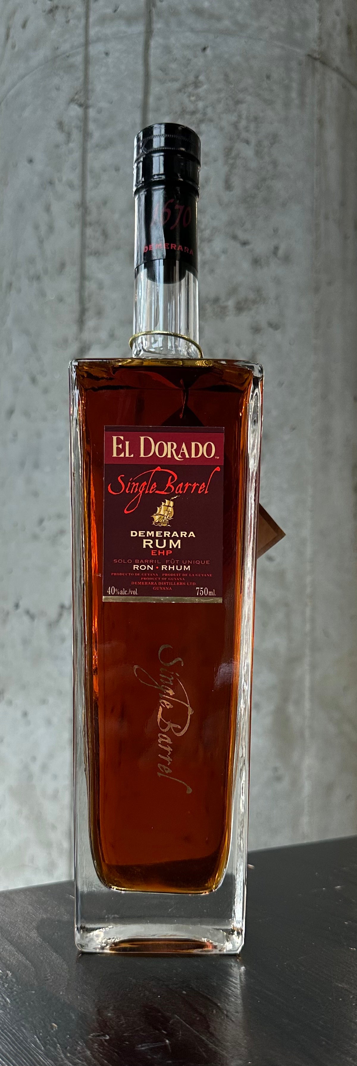 El Dorado Rum Single Barrel "EHP"