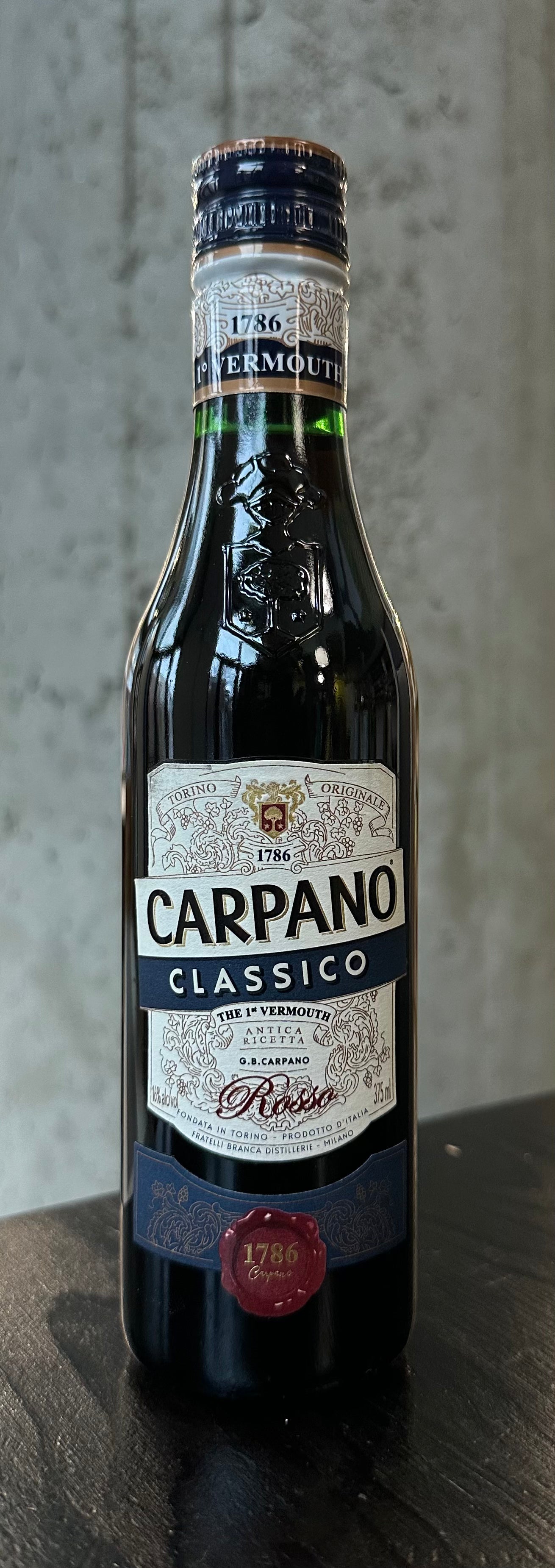 Carpano Classico Rosso Sweet Vermouth (375ml)