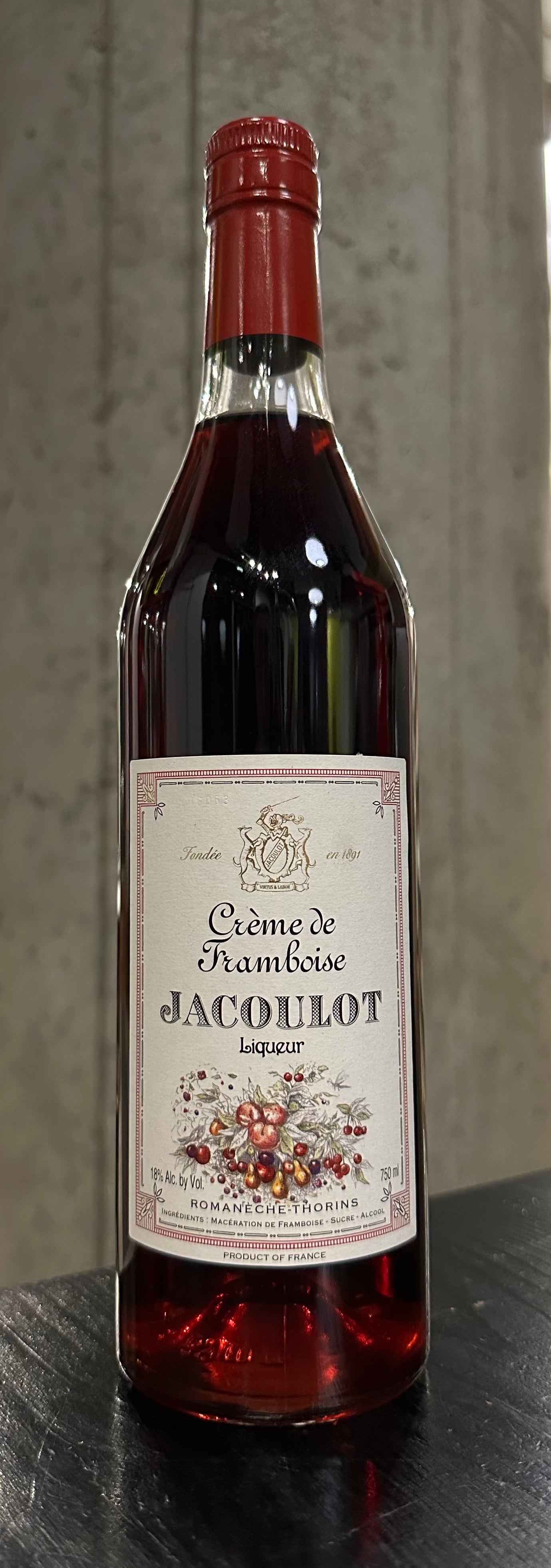 Jacoulot Crème de Framboise (Raspberry)