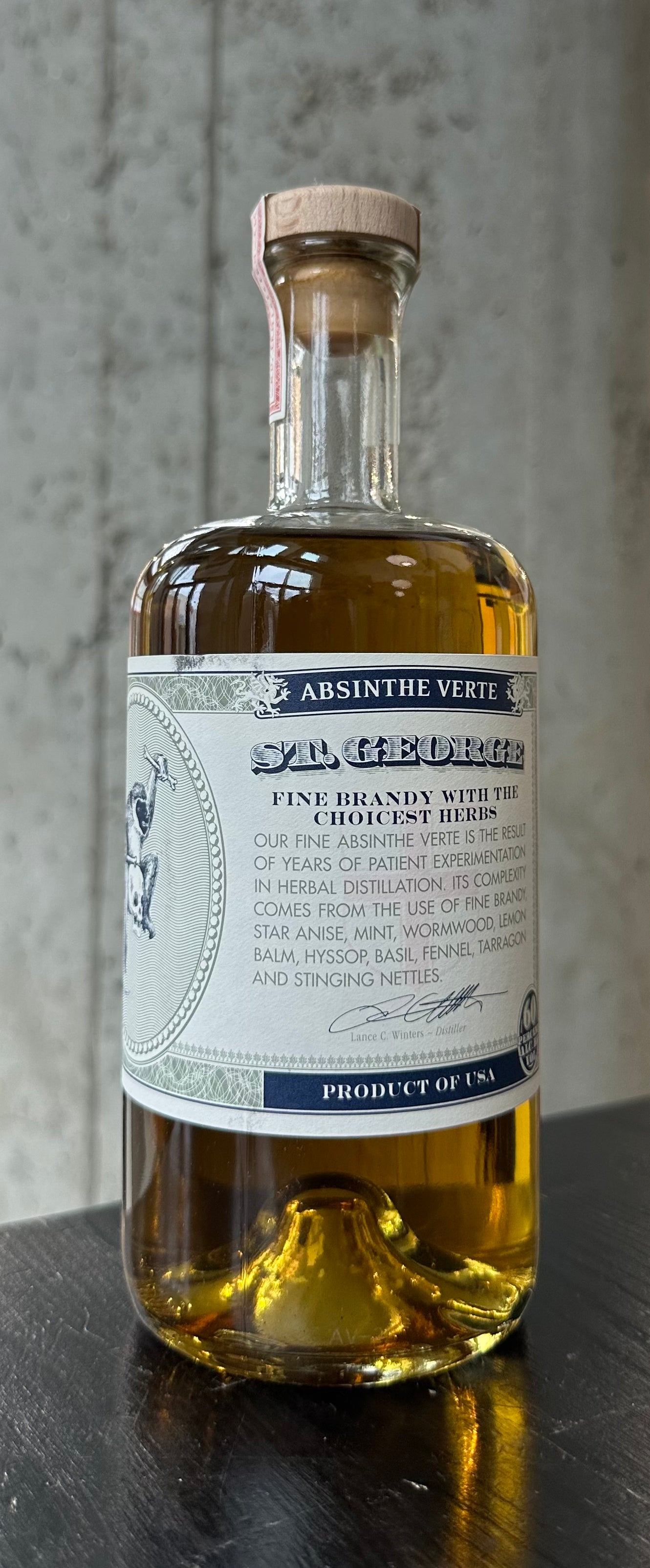 St. George Absinthe Verte