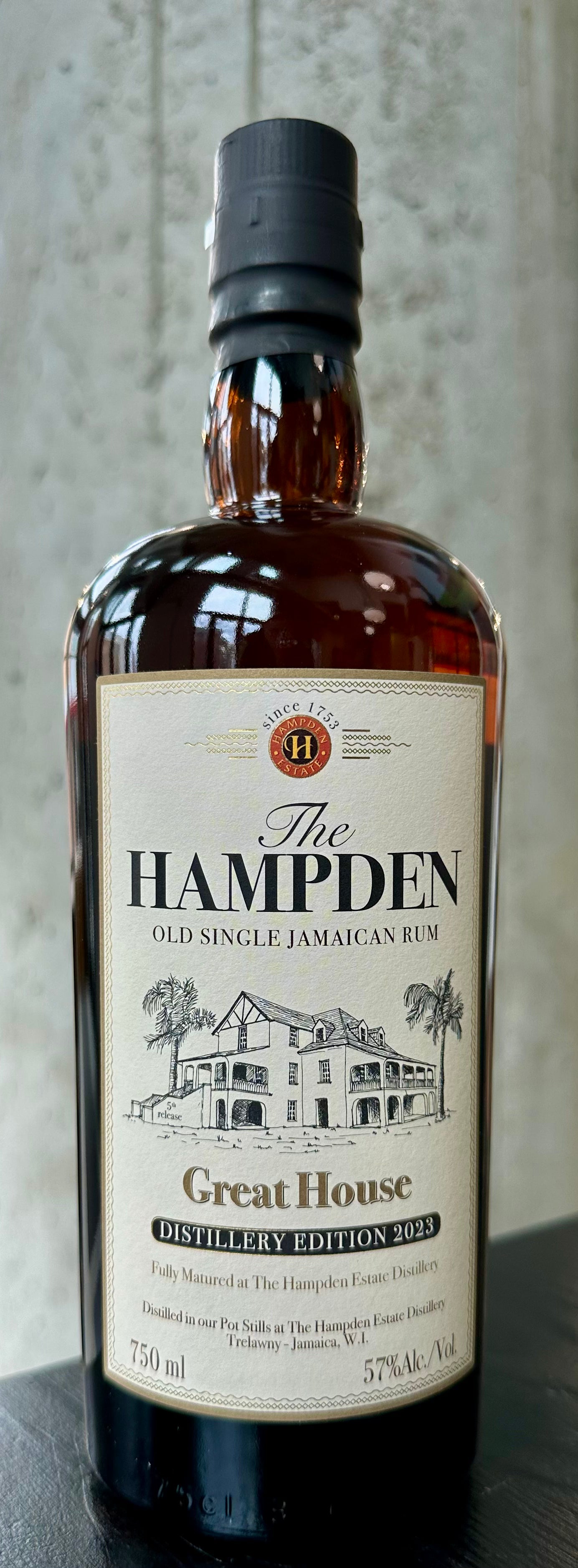 Hampden Old Single Jamaican Rum "Great House" Edition 2023