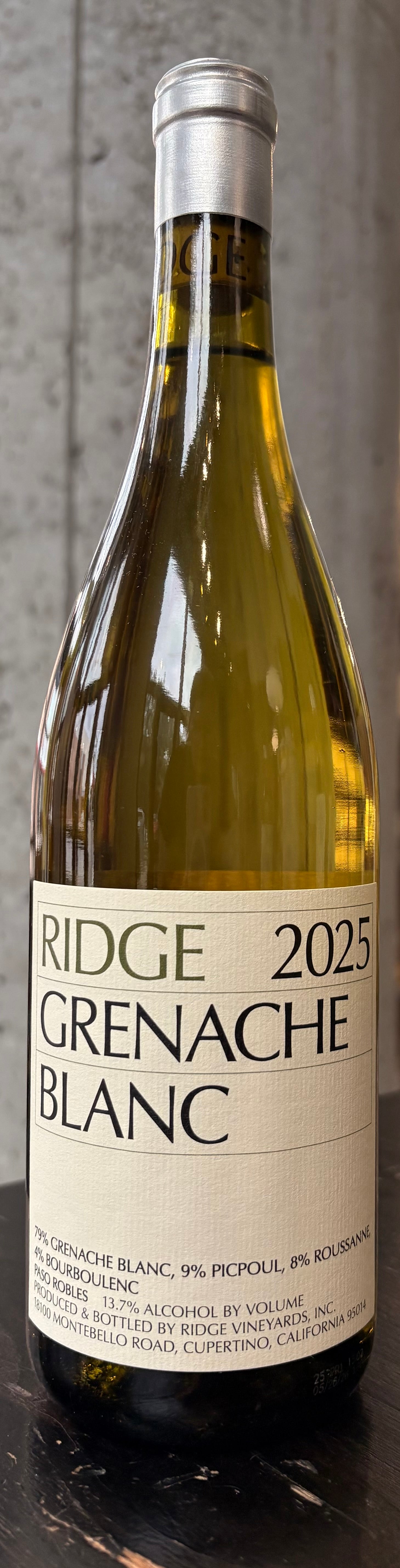 Ridge Vineyards Grenache Blanc '25