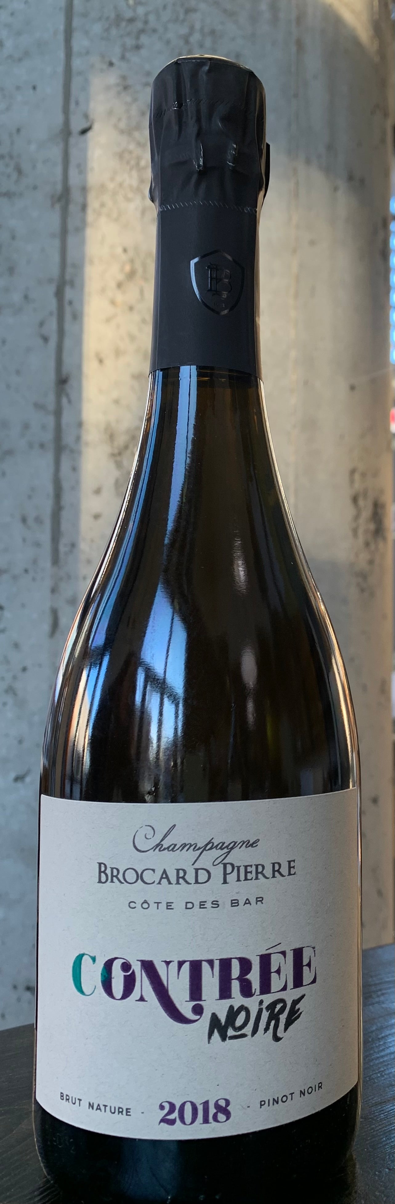 Champagne Pierre Brocard "Contrée Noire" Blanc de Noirs, Extra Brut '18