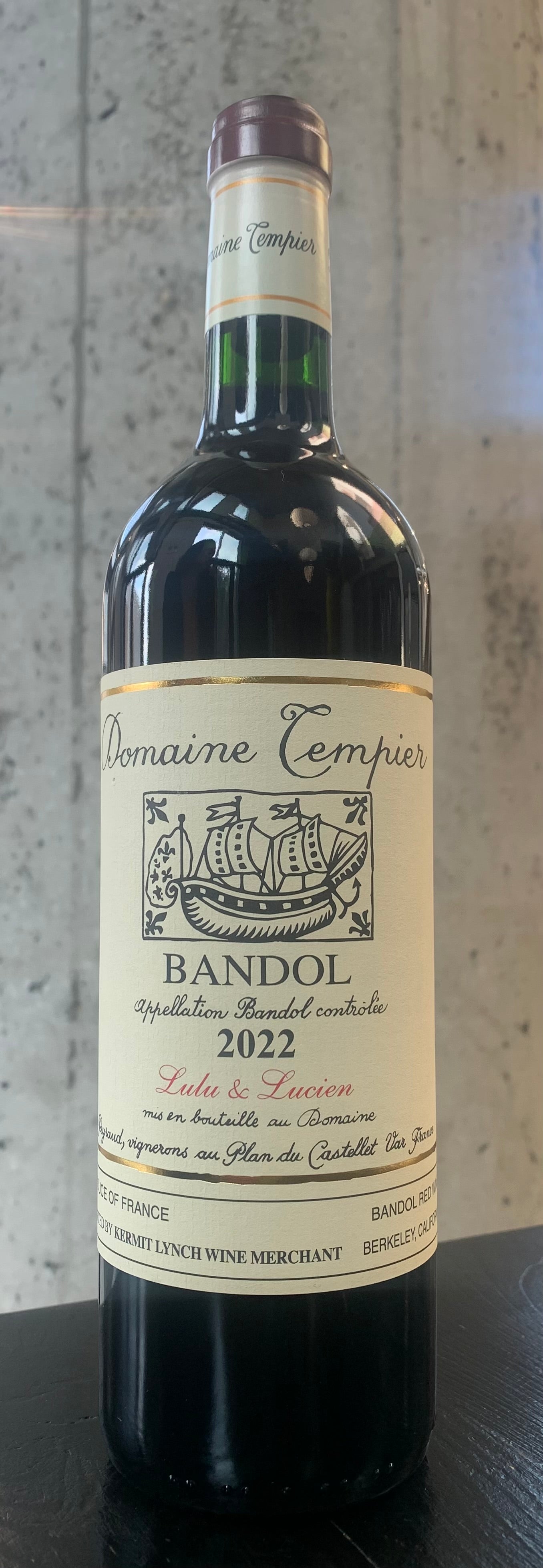 Domaine Tempier "Lulu & Lucien" Bandol Rouge '22