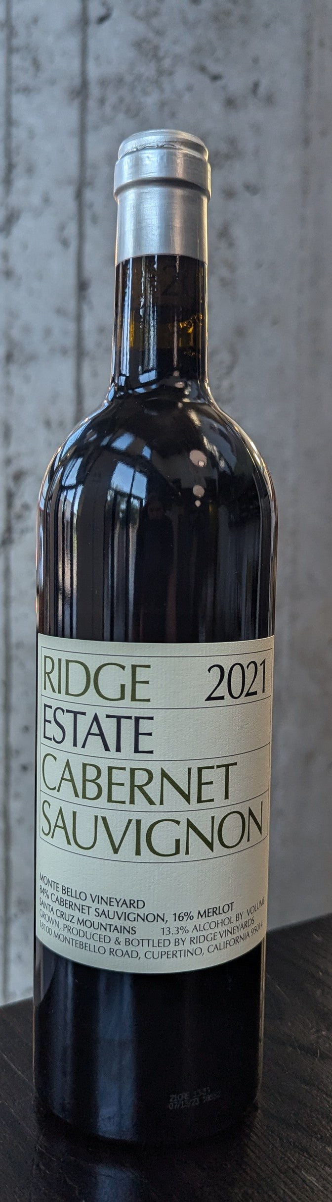 Ridge Vineyards Estate Cabernet Sauvignon '21