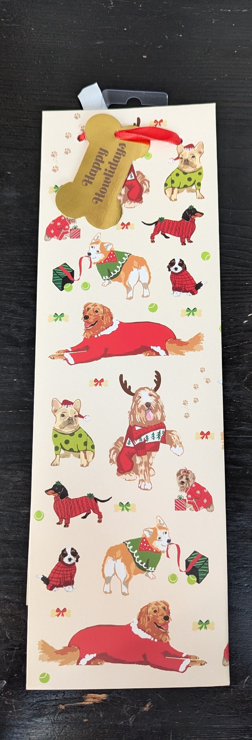 Gift Bag—Holiday Dog