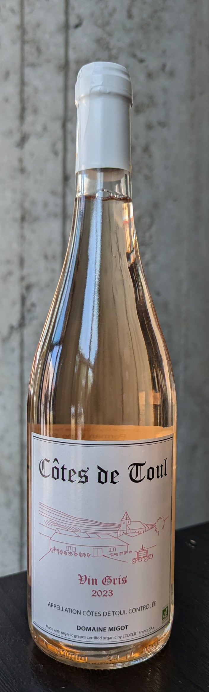 Domaine Migot "Côtes de Toul" Vin Gris Rosé '23