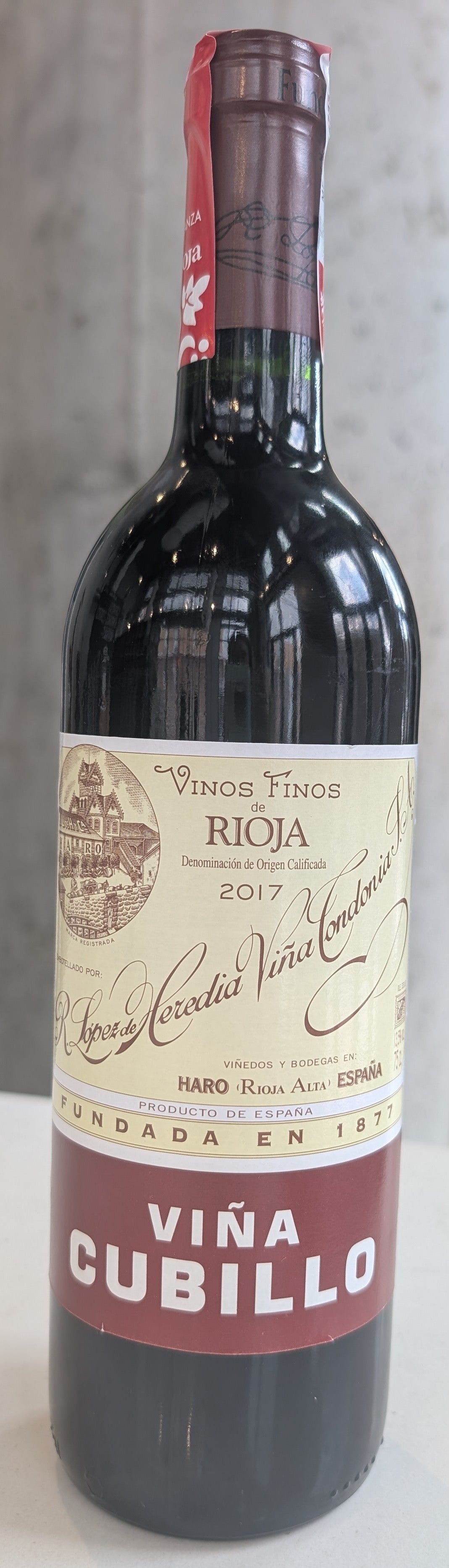 López de Heredia Viña Cubillo Crianza Rioja '17
