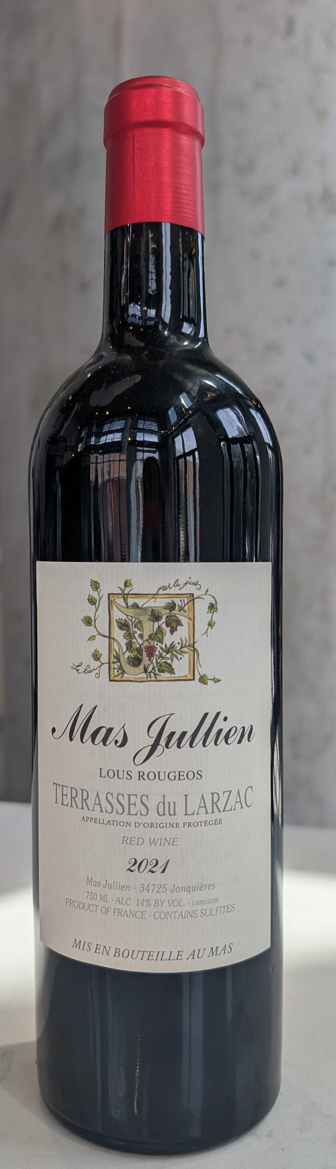 Mas Jullien "Lous Rougeos" Terrasses du Larzac '21