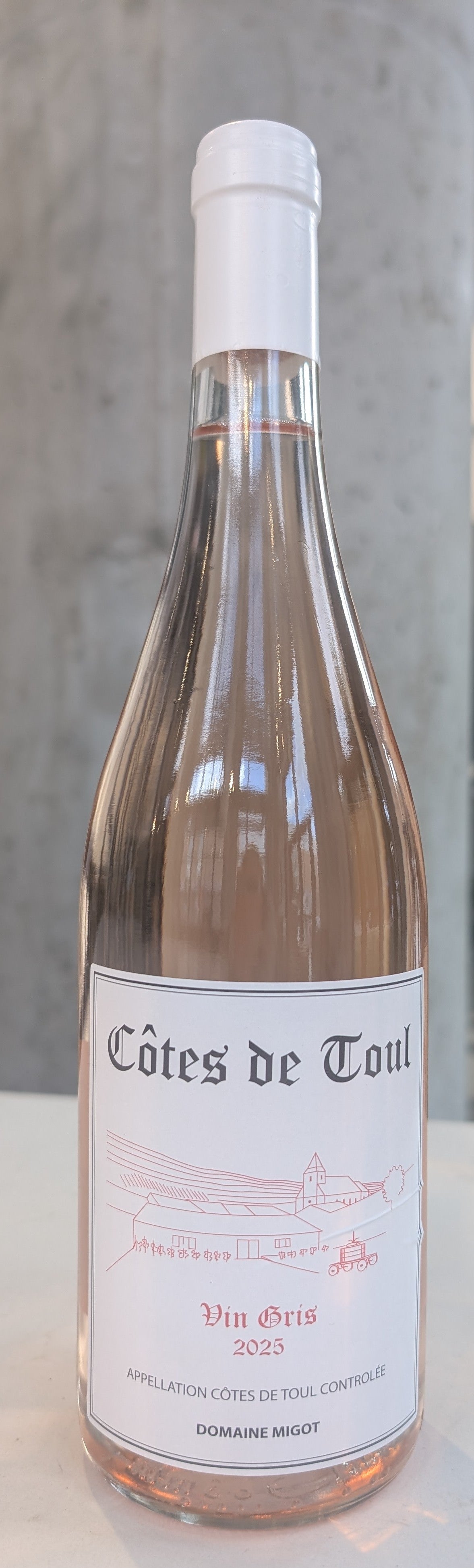 Domaine Migot "Côtes de Toul" Vin Gris Rosé '25