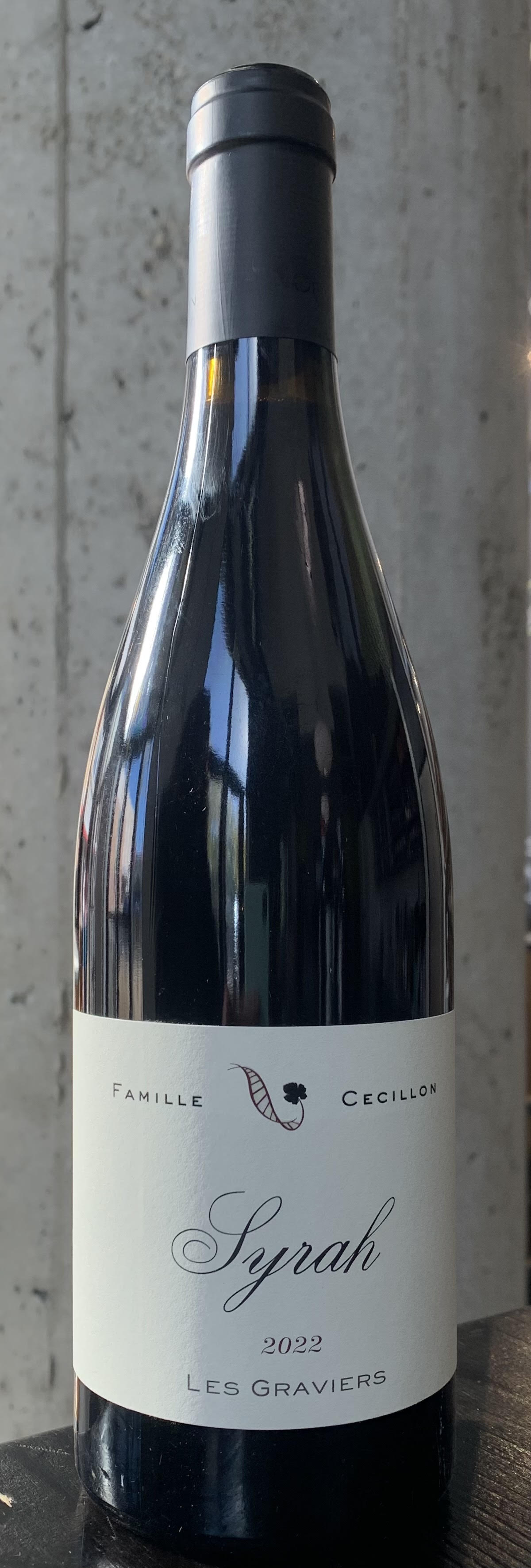 Julien Cécillon “Les Graviers” Syrah Vin de France ’22