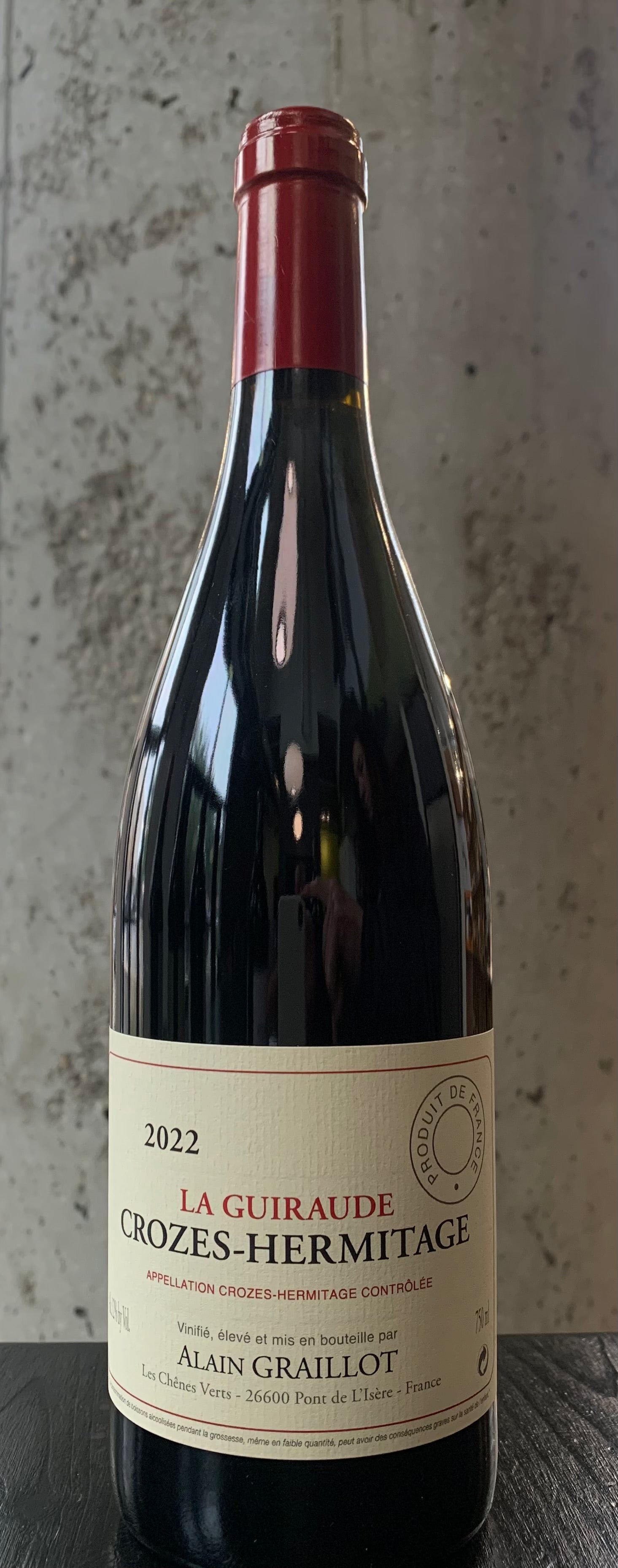 Alain Graillot "La Guiraude" Crozes-Hermitage '22