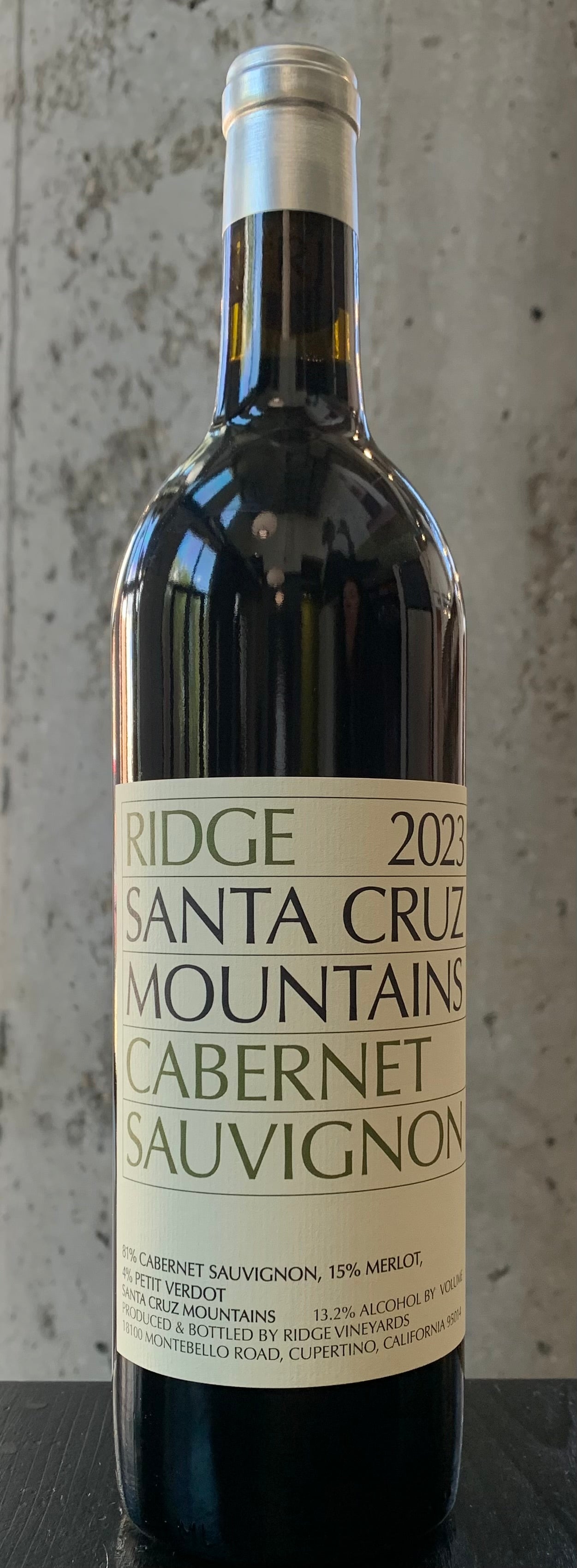 Ridge Vineyards Cabernet Sauvignon Santa Cruz Mountains '23