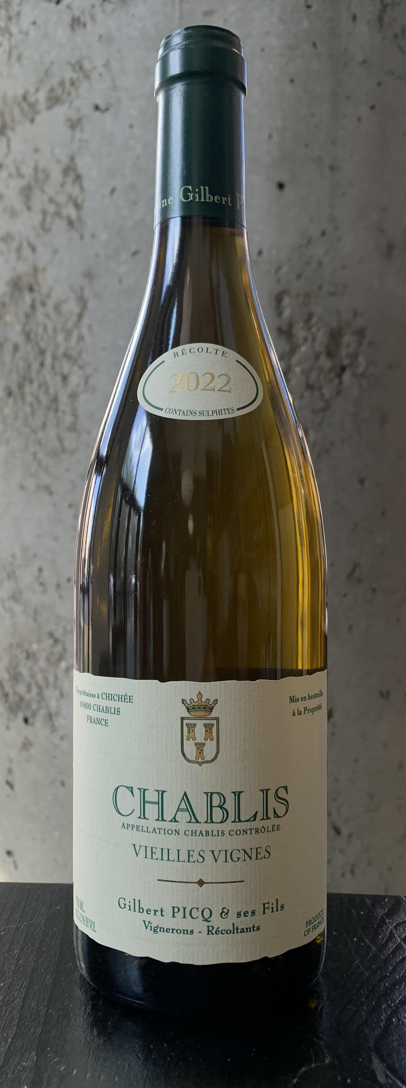 Gilbert Picq "Vieilles Vignes" Chablis '22