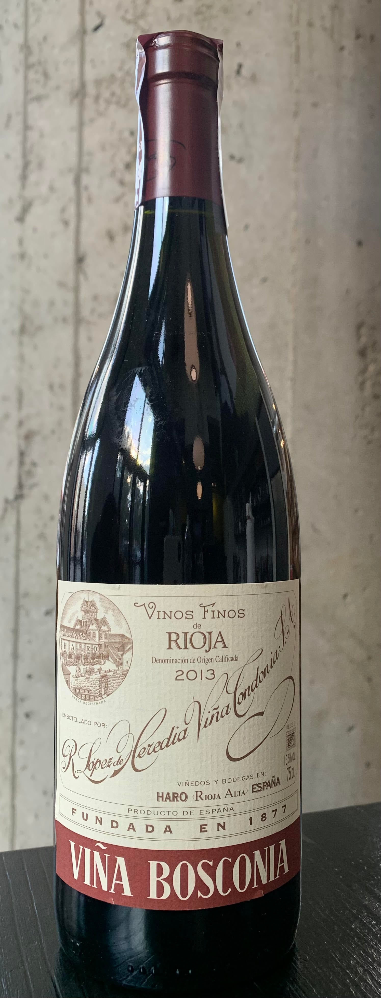 López de Heredia "Bosconia" Reserva Tinto '13