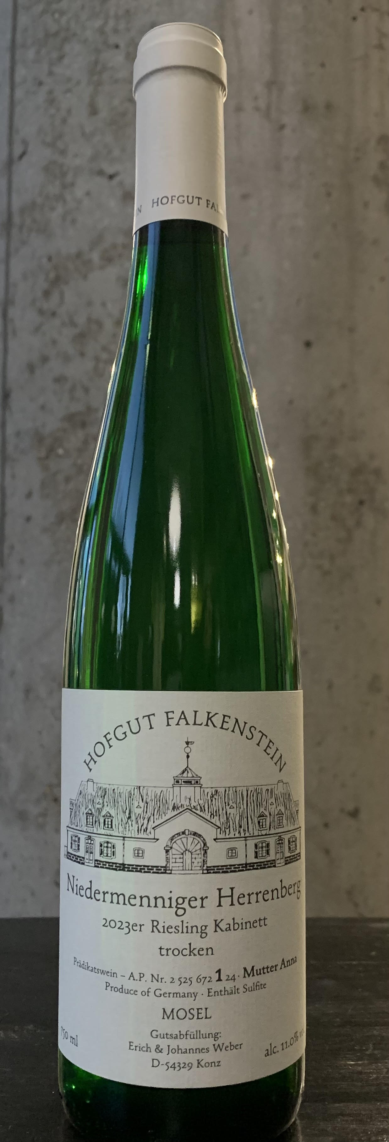 Falkenstein Niedermenniger Herrenberg Riesling Kabinett AP 1 Trocken '23