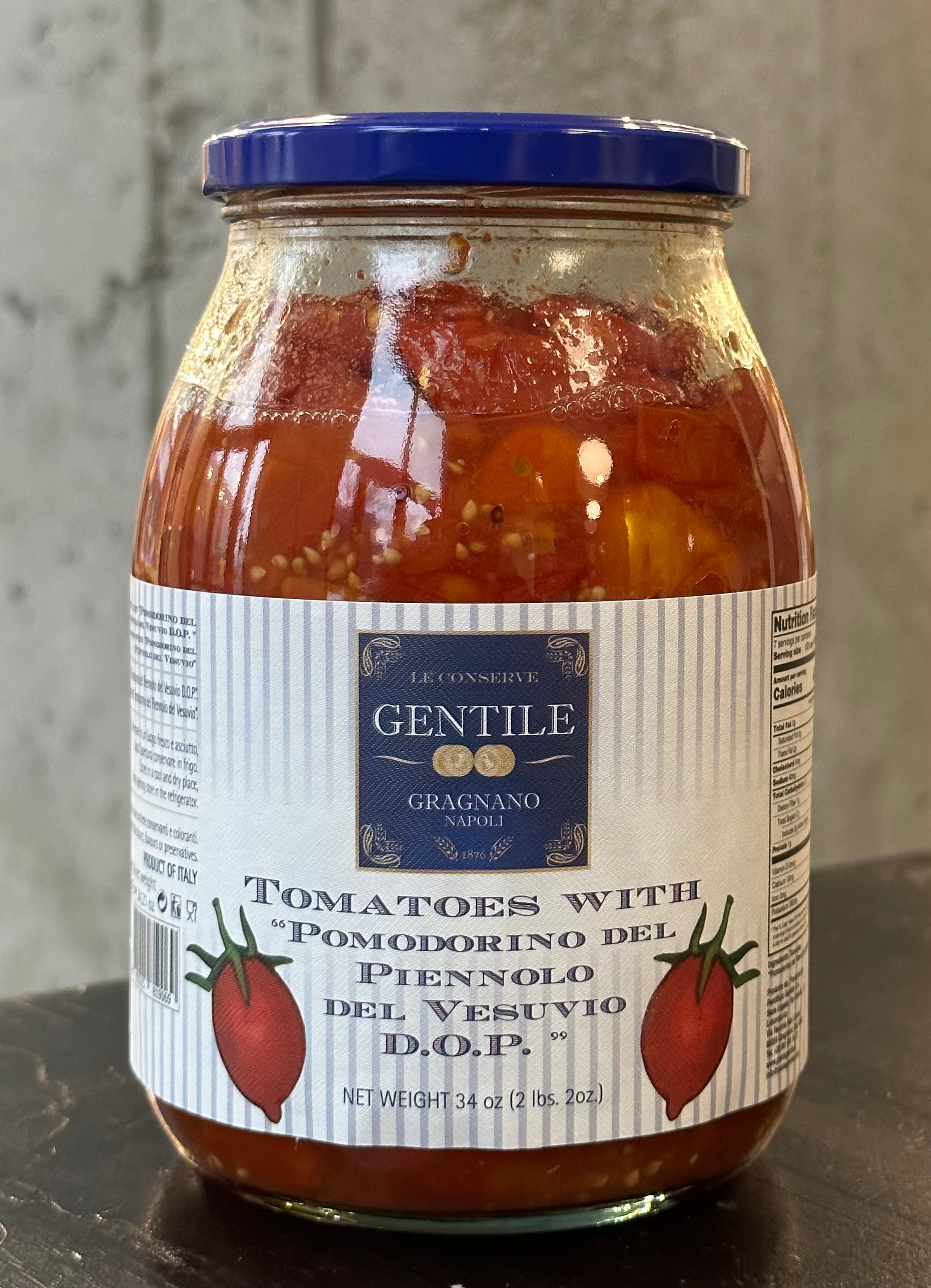 Gentile Tomatoes with "Pomodorino del Piennolo del Vesuvio" D.O.P.