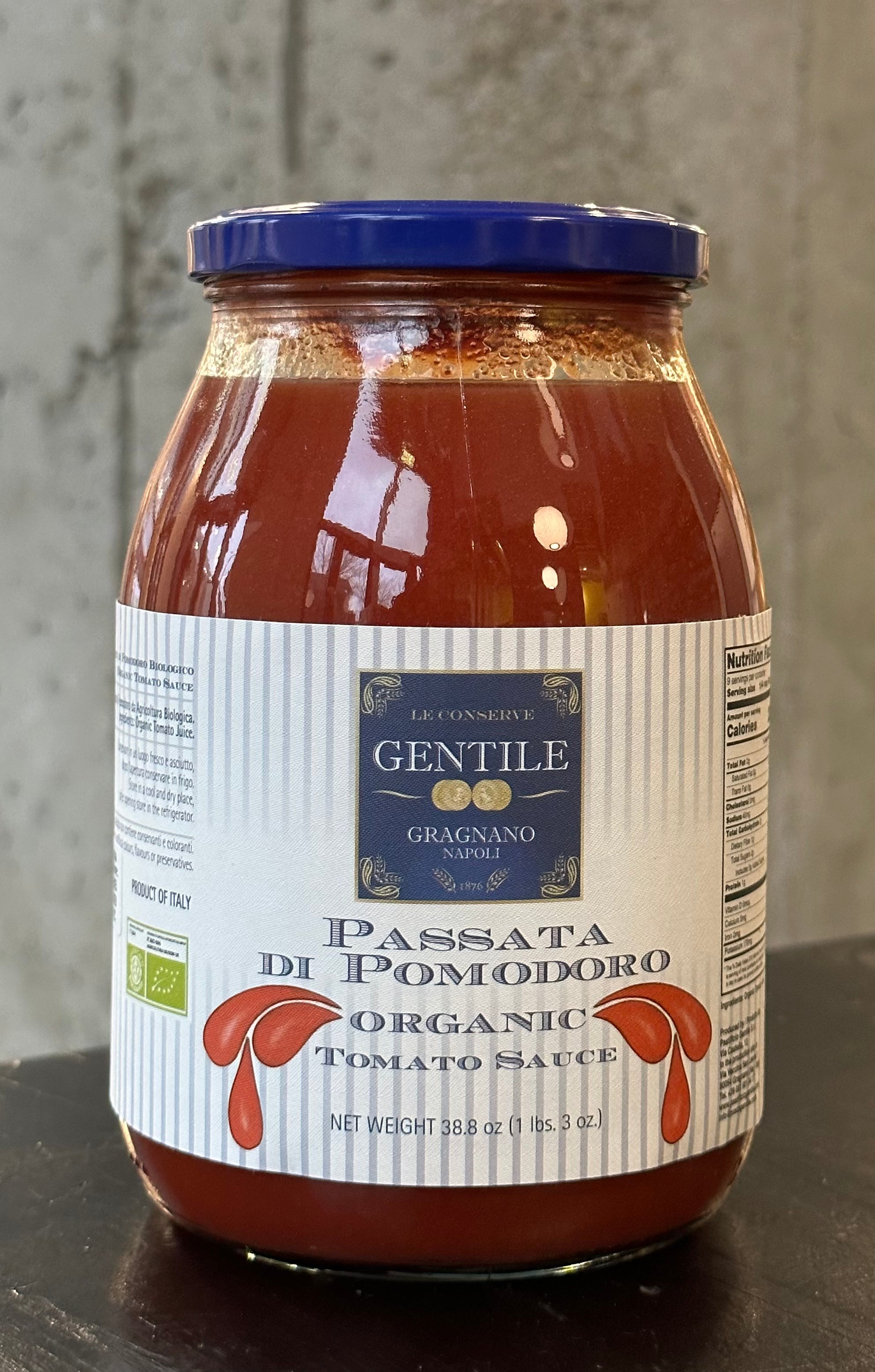 Gentile "Passata di Pomodoro" Organic Tomato Sauce