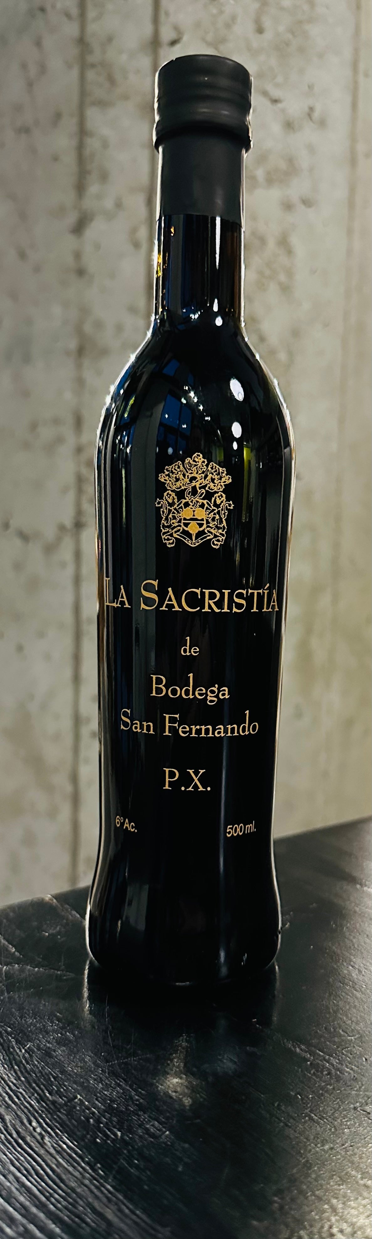 Vinagres de Yema "La Sacristía de Bodega San Fernando" P.X. Vinegar
