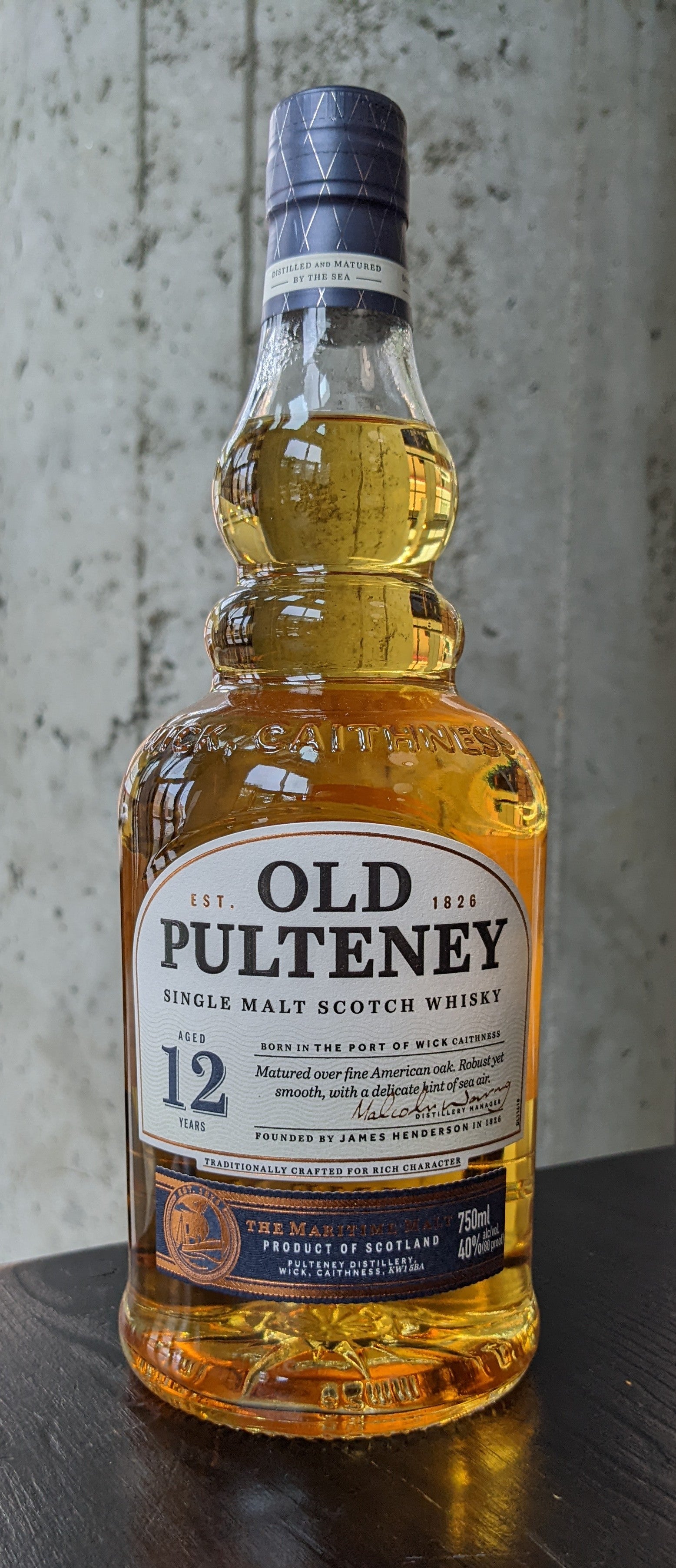 Old Pulteney 12-Year Single Malt Scotch